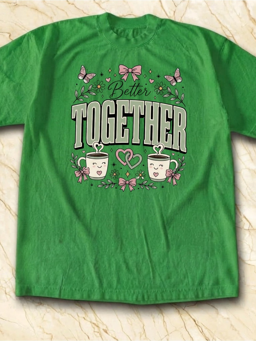Gildan Better Together Coffee Graphic Tee
